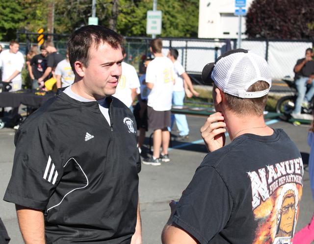 3rd Annual Fire Truck pull for Breast Cancer 9-23-2012. Won by Nanuet  Fire Department in 17.02 seconds,
Photo By Vincent P. Tuzzolino